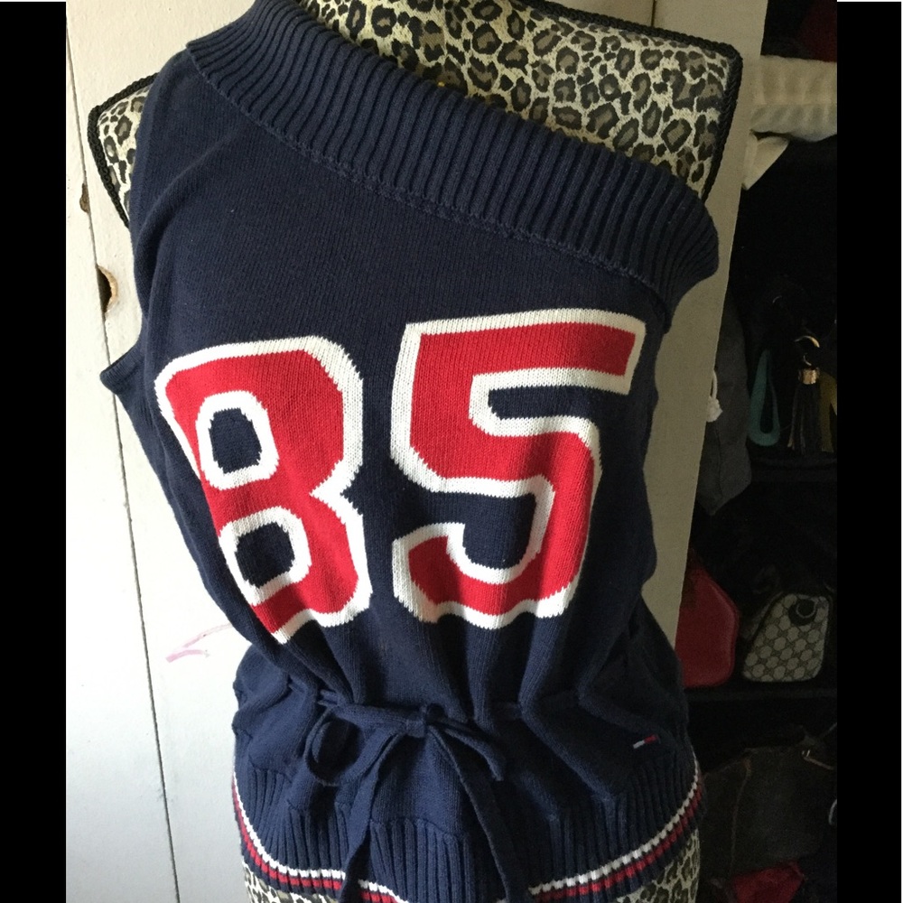 Vintage 90's Tommy Hilfiger One Shoulder Knit Top
