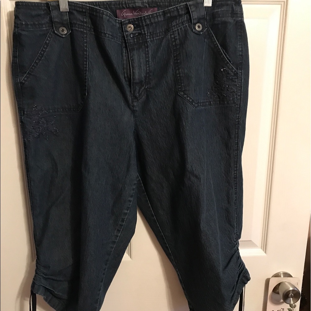Plus size Capri jeans