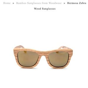 Zebra Wood Sunglasses