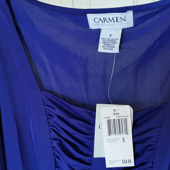 Gorgeous Carmen Marc Valvo top - Picture 4 of 6