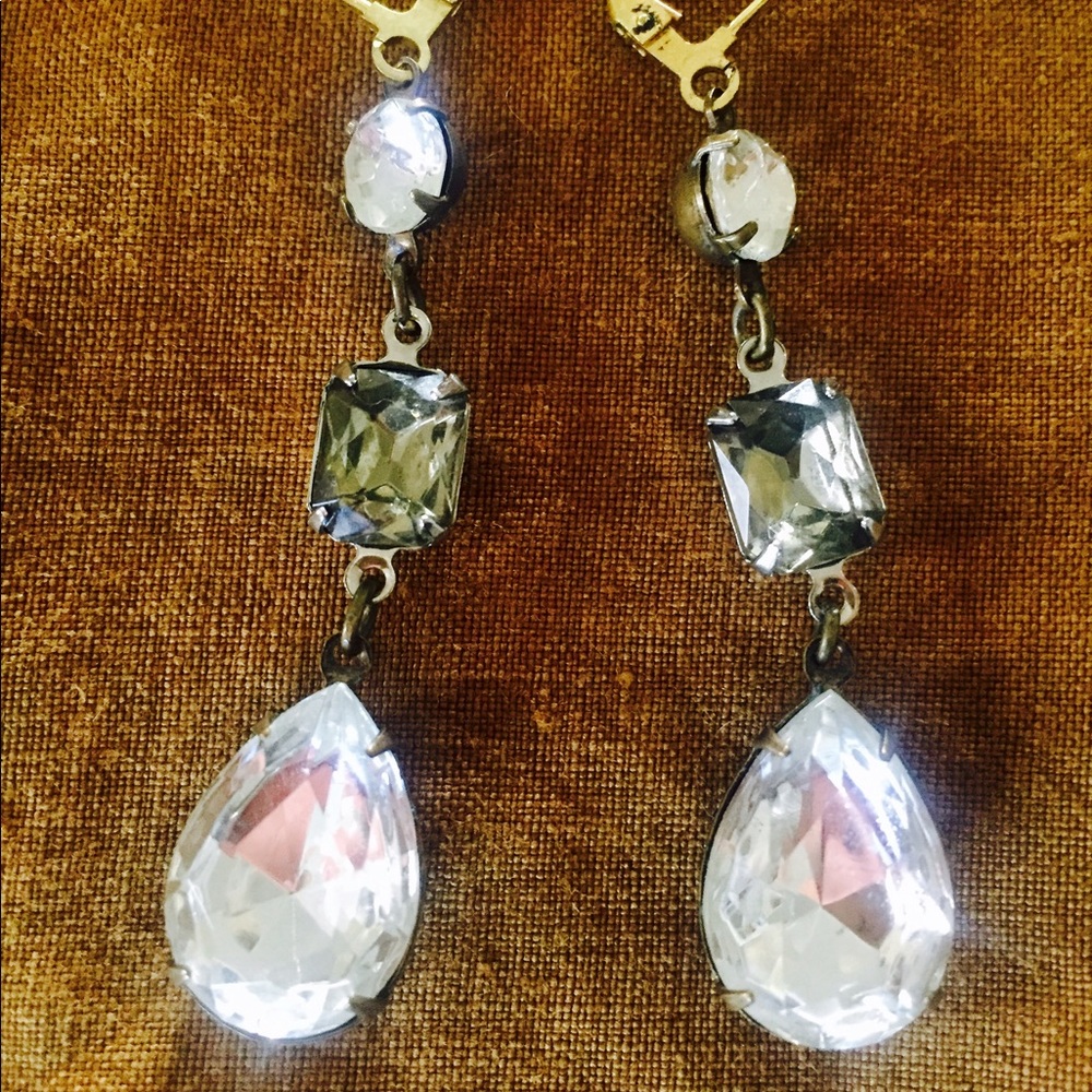 Rhinestone earrings