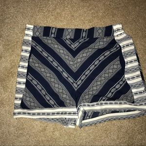 Blue and White Target shorts Size M
