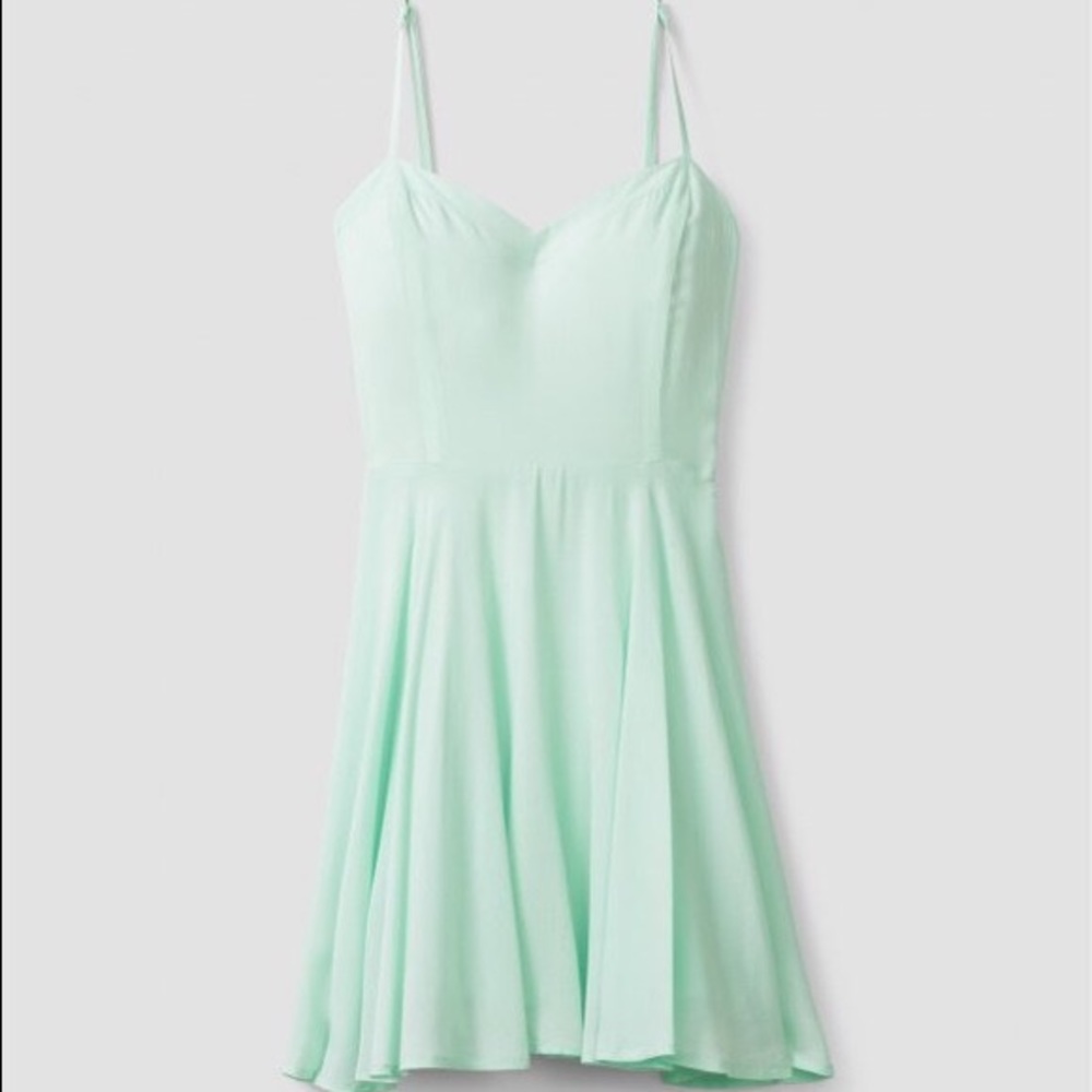 Aritzia Taula Mint Light Blue dress
