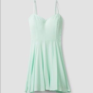 Aritzia Taula Mint Light Blue dress