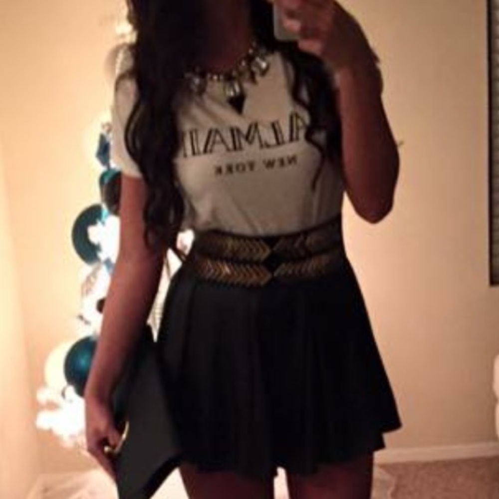 Balmain X HM New York Short Sleeve Tee Shirt