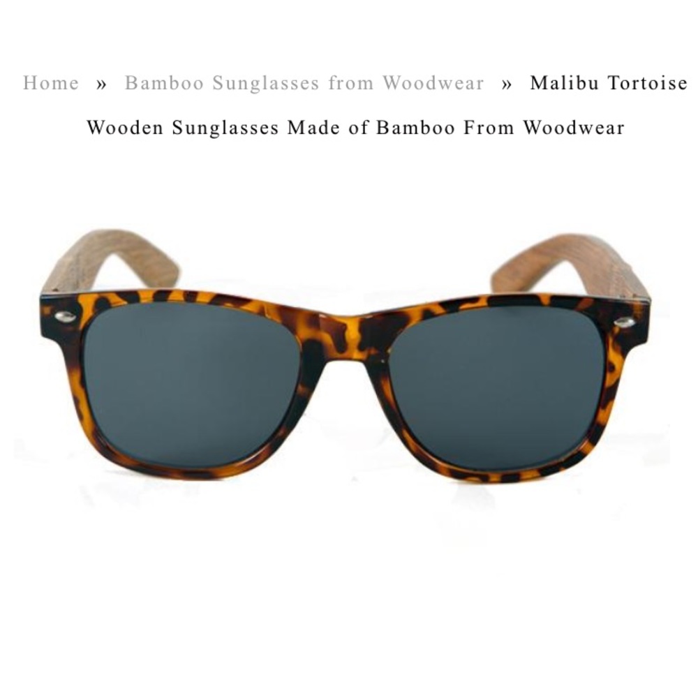 Bamboo Sunglasses Unisex