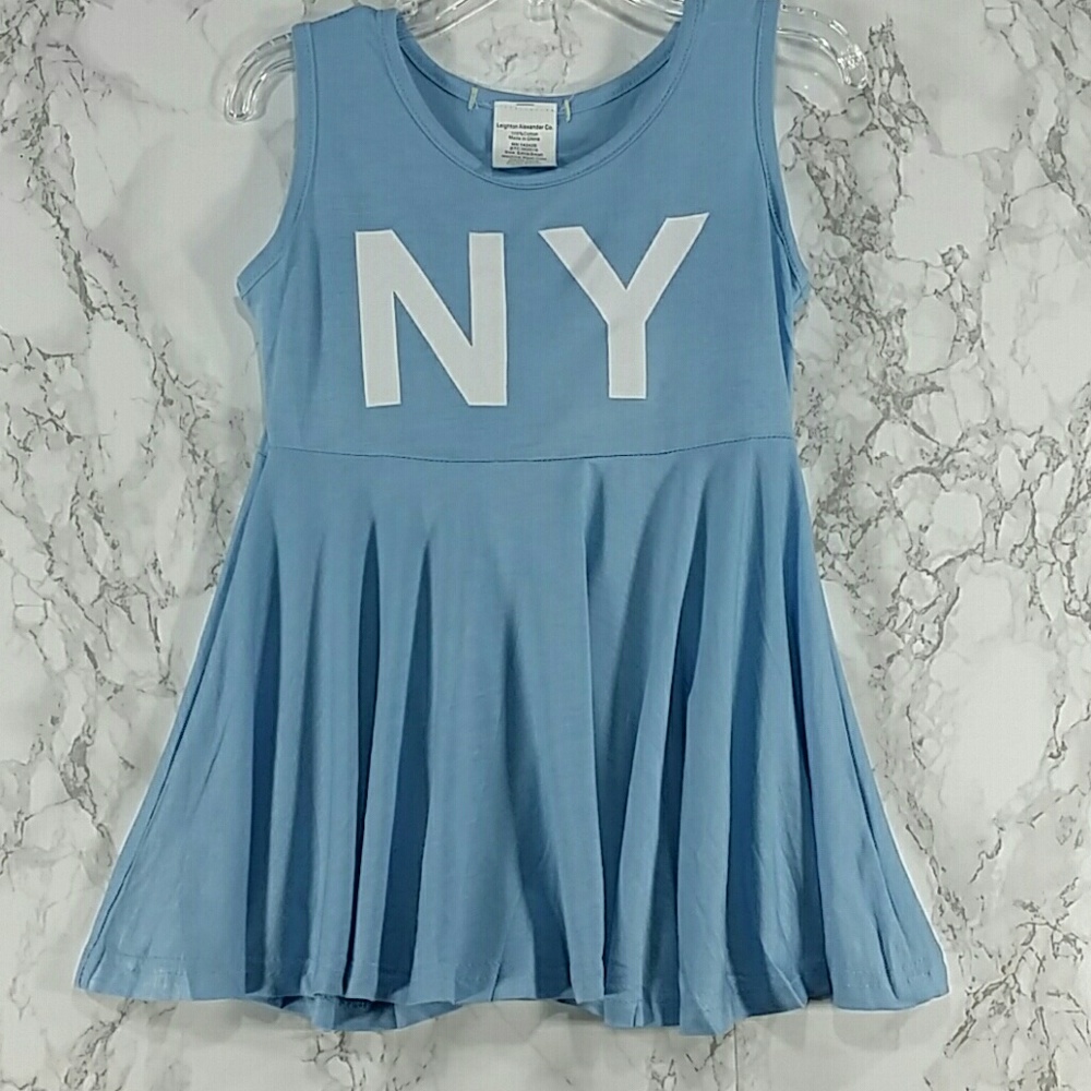 SALE***Light Blue Skater dress. Kids :) - Picture 1 of 4