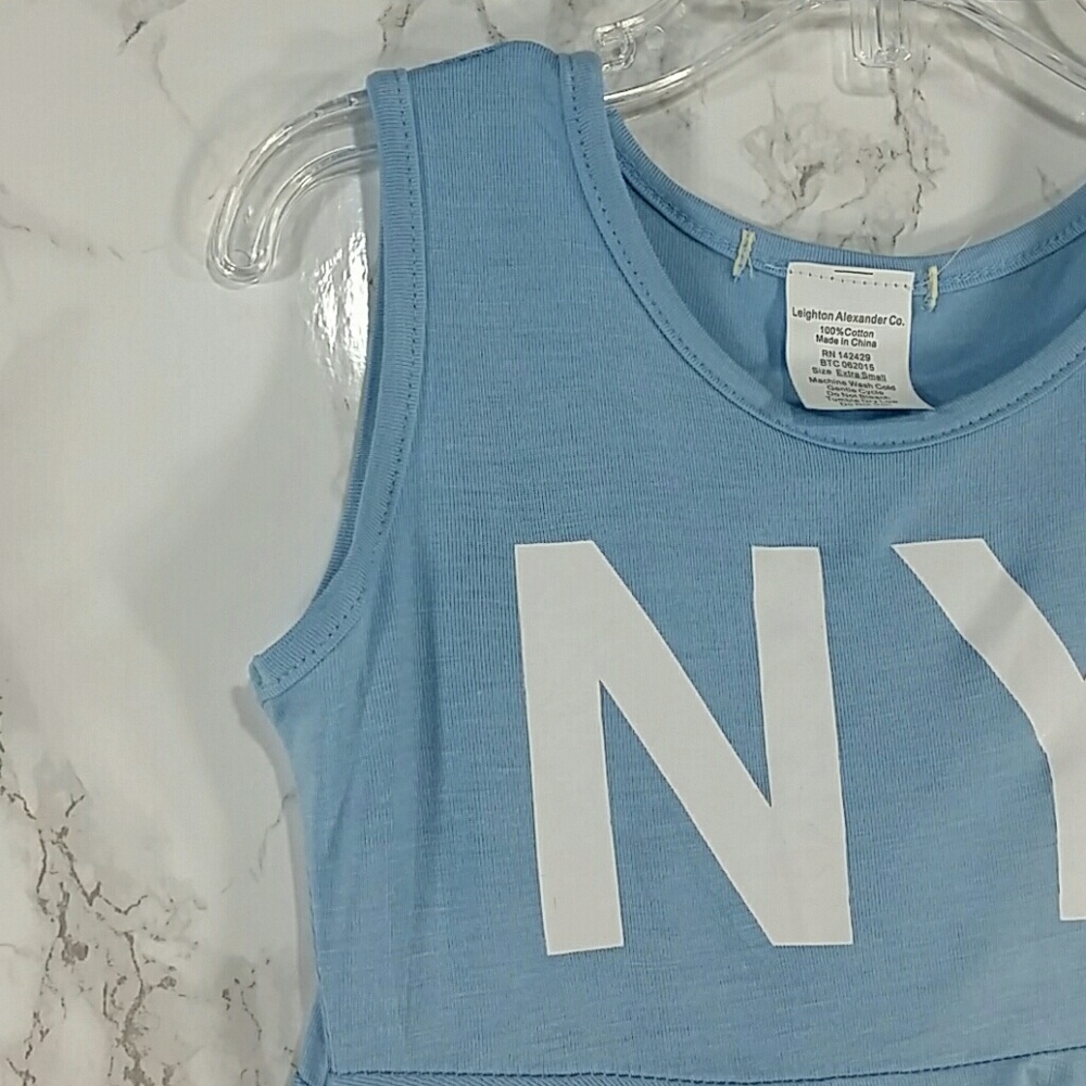 SALE***Light Blue Skater dress. Kids :) - Picture 3 of 4