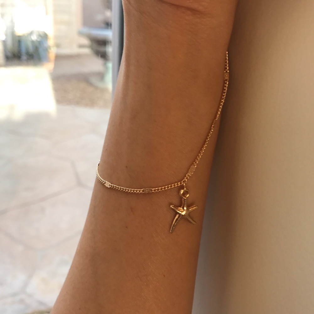 18K gold filled stamps chain - Picture 4 of 4