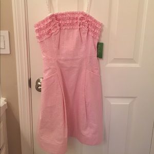 NWT Pink Lilly seersucker dress size 00