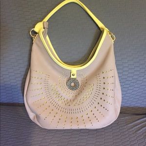 Tan handbag