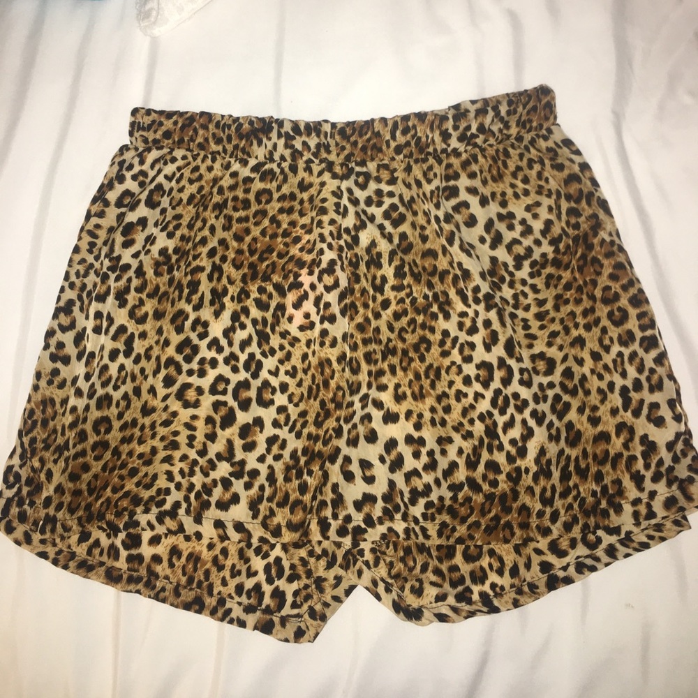 Leopard shorts