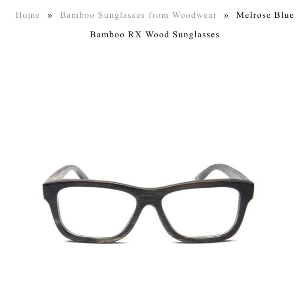 Bamboo RX Glasses Unisex