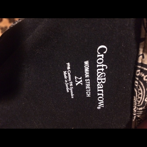 Cute Croft & Barrow Womens Stretch cotton blouse - Picture 3 of 3