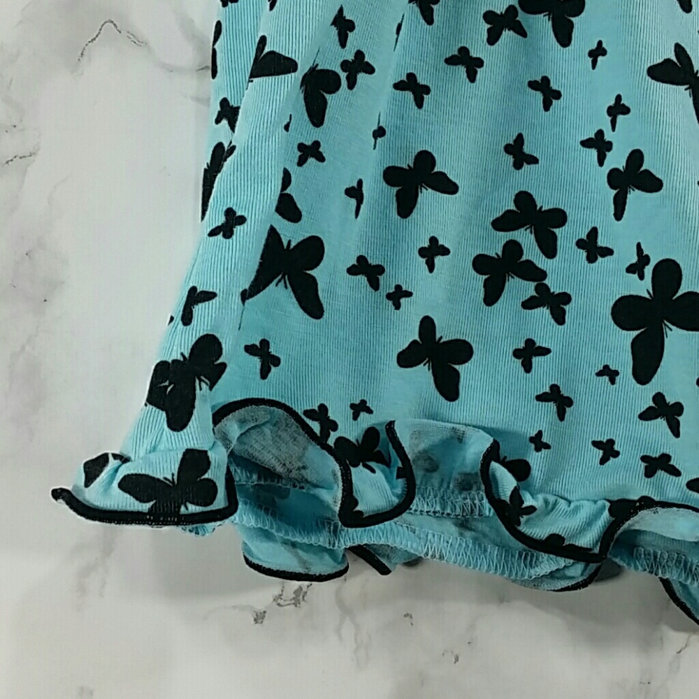 SALE***Blue butterflies Romper. Kids :0 - Picture 4 of 4