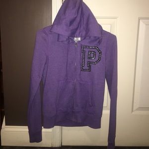 Victorias secret pink zip up