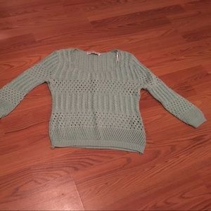 Teal spring sweater