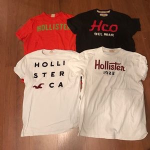 4 Men's Hollister Shirts