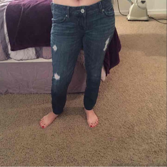 Express Ankle Low Rise Jean Legging 2 - Picture 1 of 3