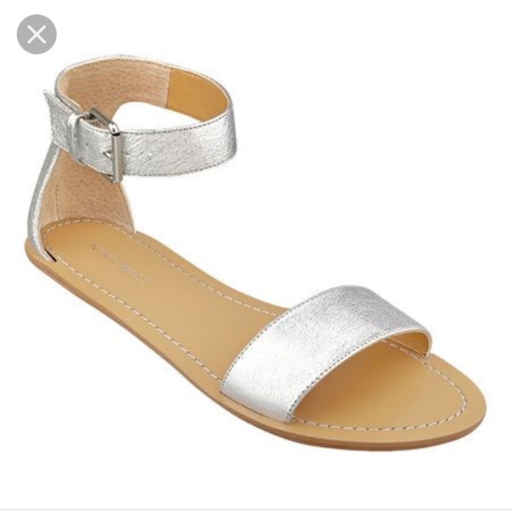 Silver Nine West sandals
