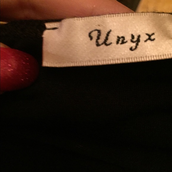 UNYX Supersoft black stretch camisole tunic - Picture 2 of 2