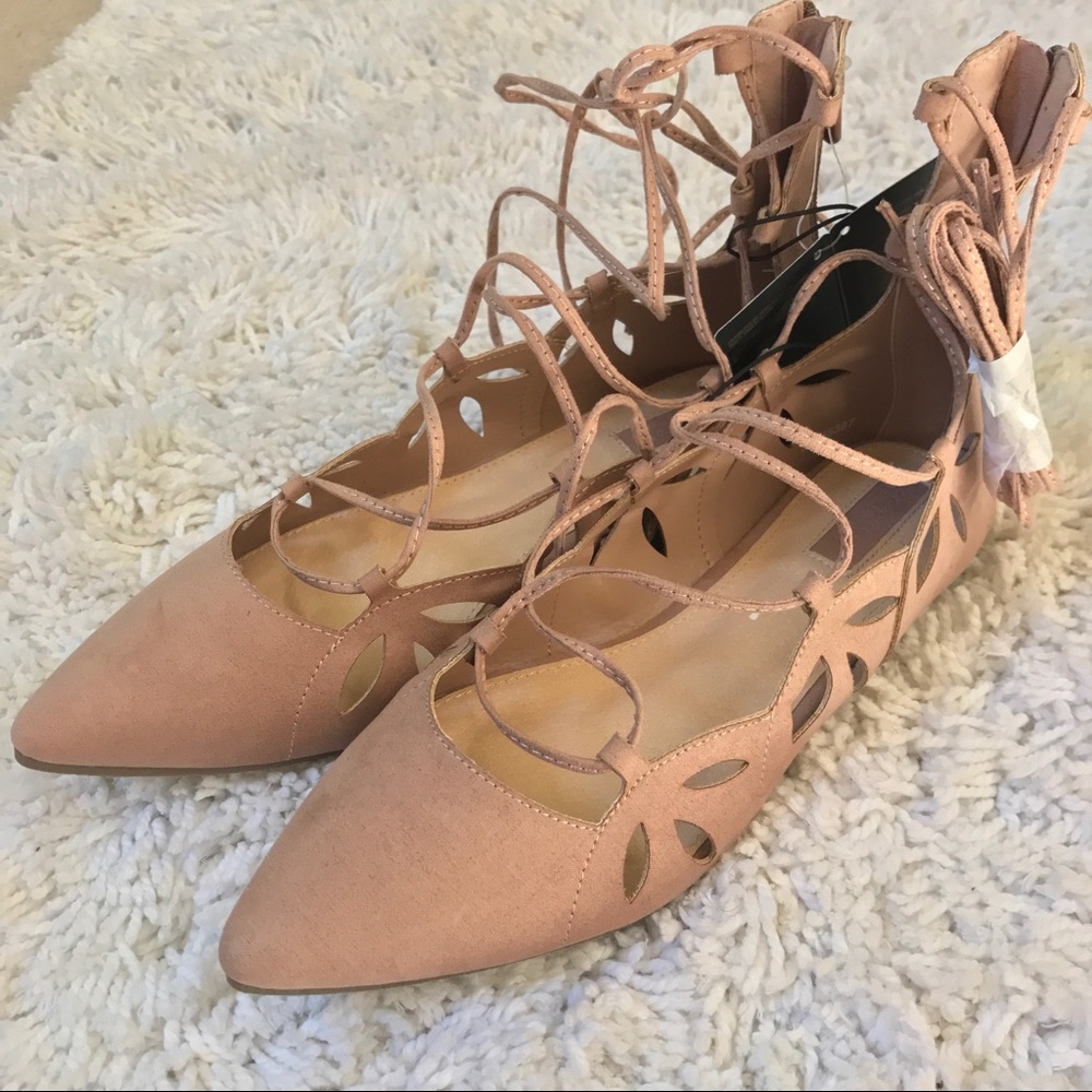 Submit ANY Offer! Pink Pointed Flats - Picture 1 of 3
