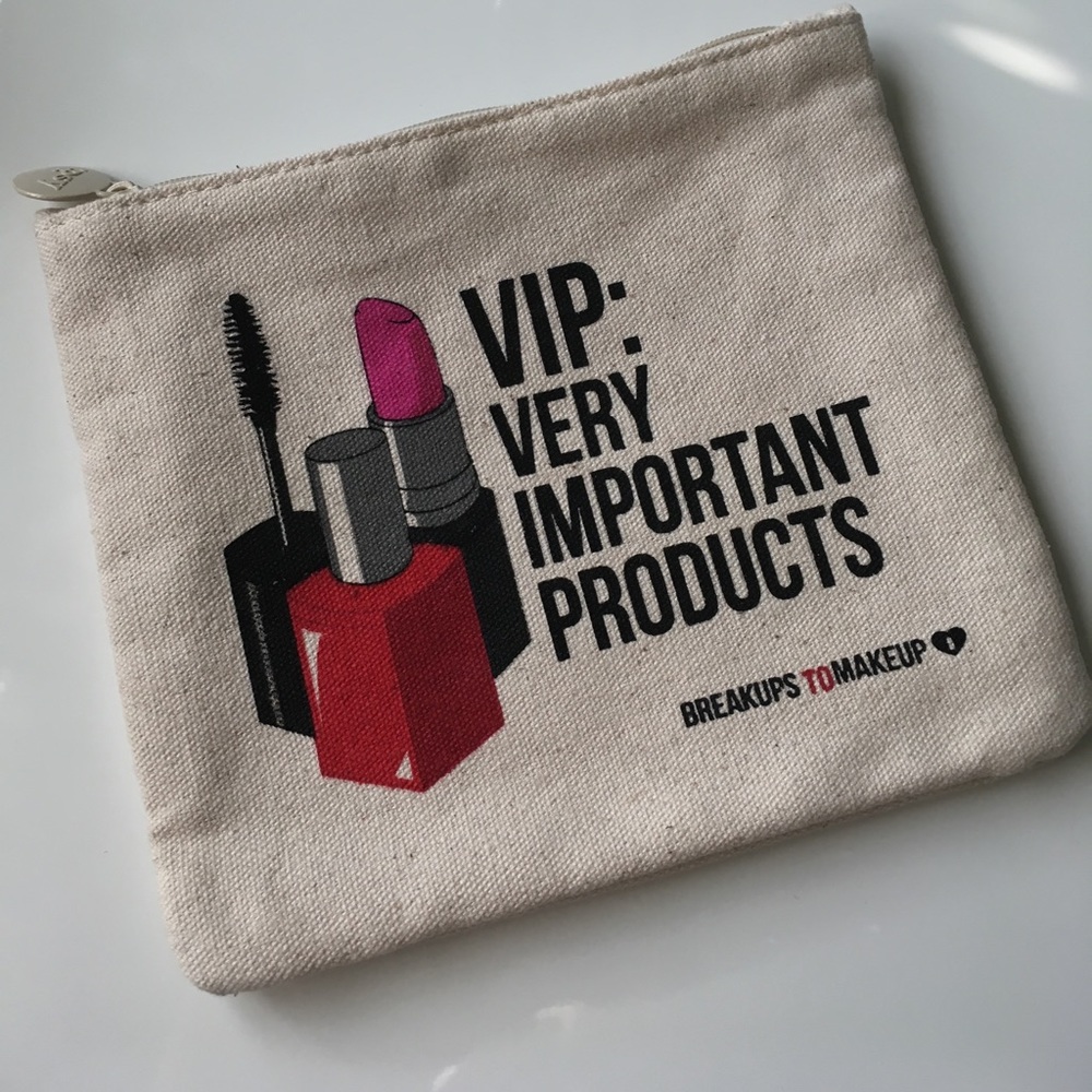 New Vip: Very Important Products Makeup Bag
