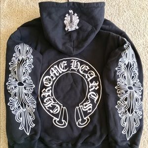 chrome hearts black hoodie