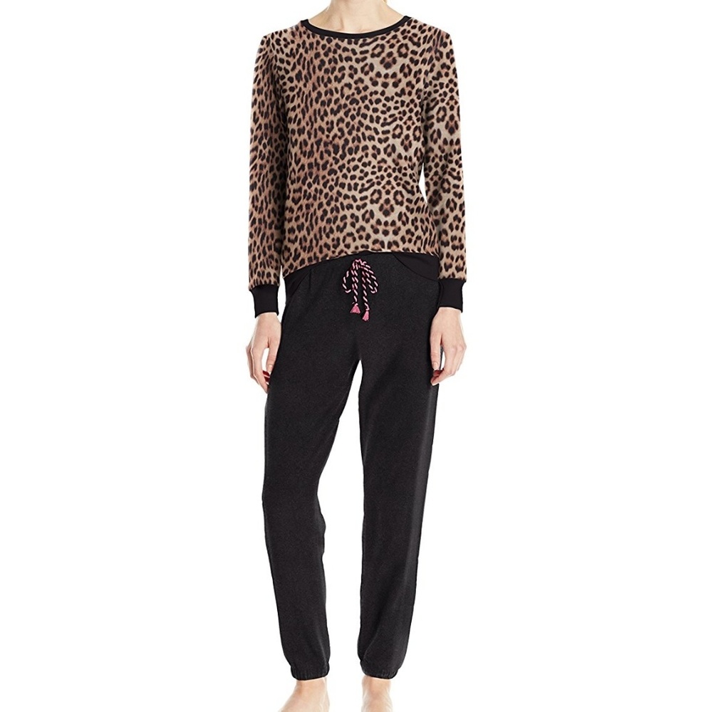 NWT Fleece Betsy Johnson PJ Set
