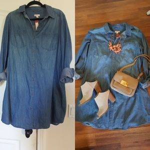 Denim dress