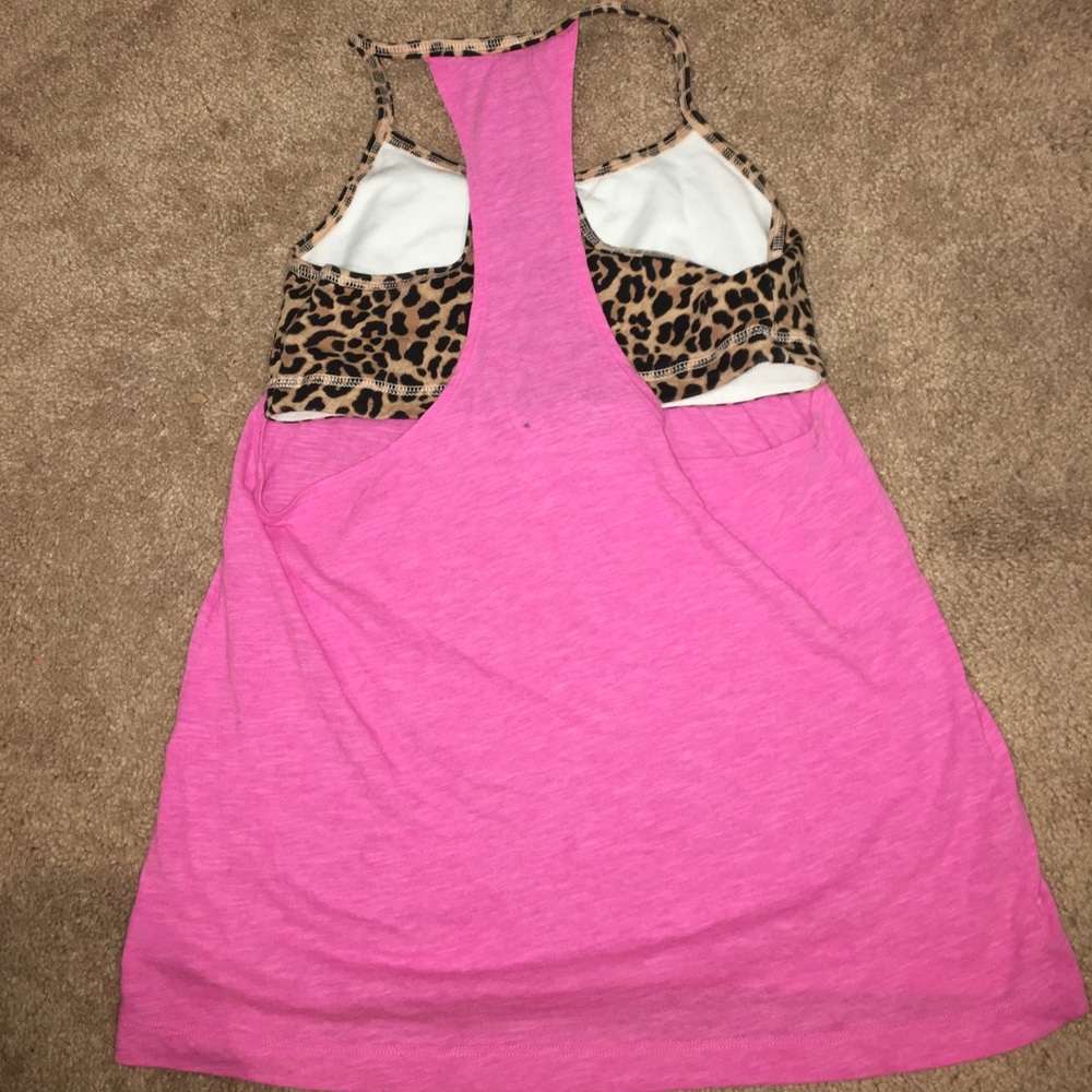 VICTORIAS SECRET TANK WITH BUILT IN BRALETTE