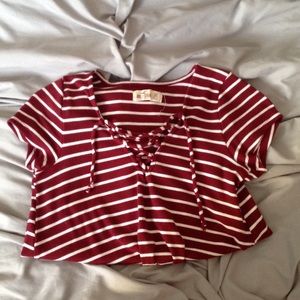 Hollister Criss-Cross Shirt