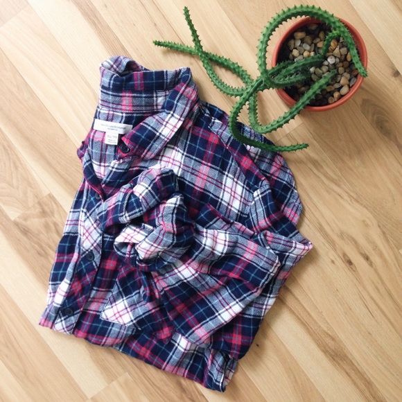 Anthropologie Tops - Anthro Beachlunchlounge Plaid Button-Down