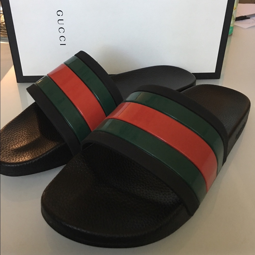 Gucci 72 slide size 10 men new with box