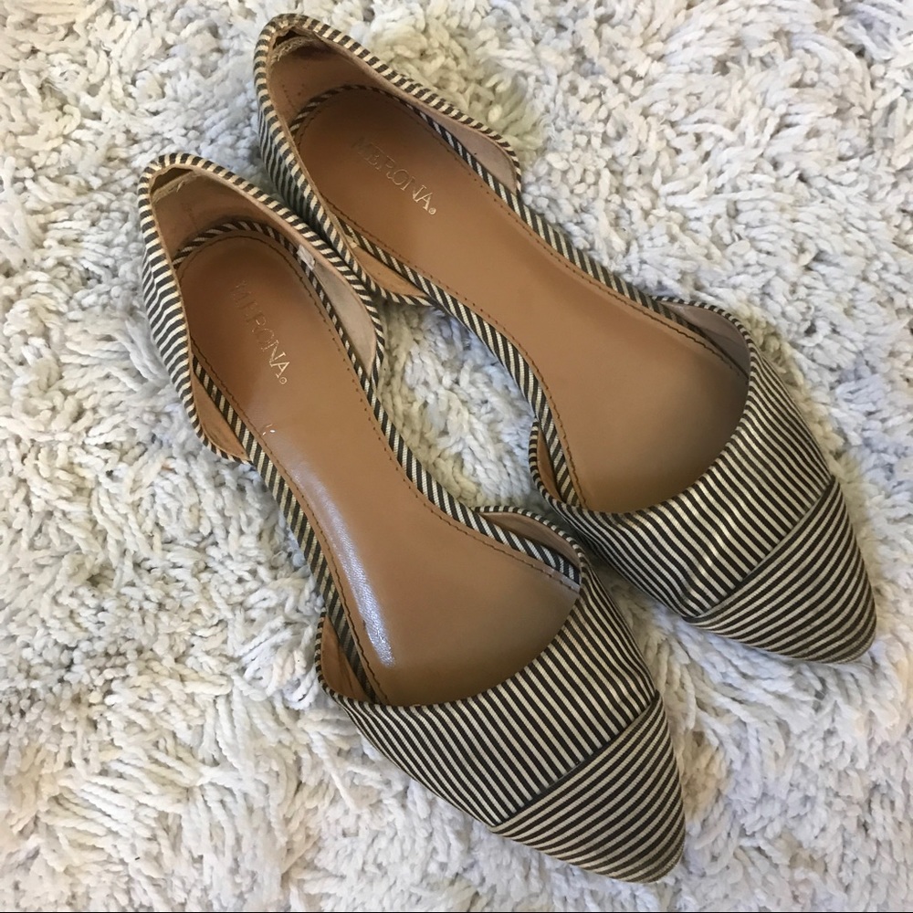 Submit ANY Offer! Merona Striped Flats - Picture 1 of 4