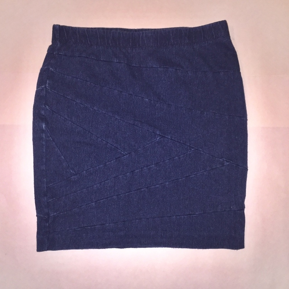 Simply Vera Denim-Like Pencil Skirt