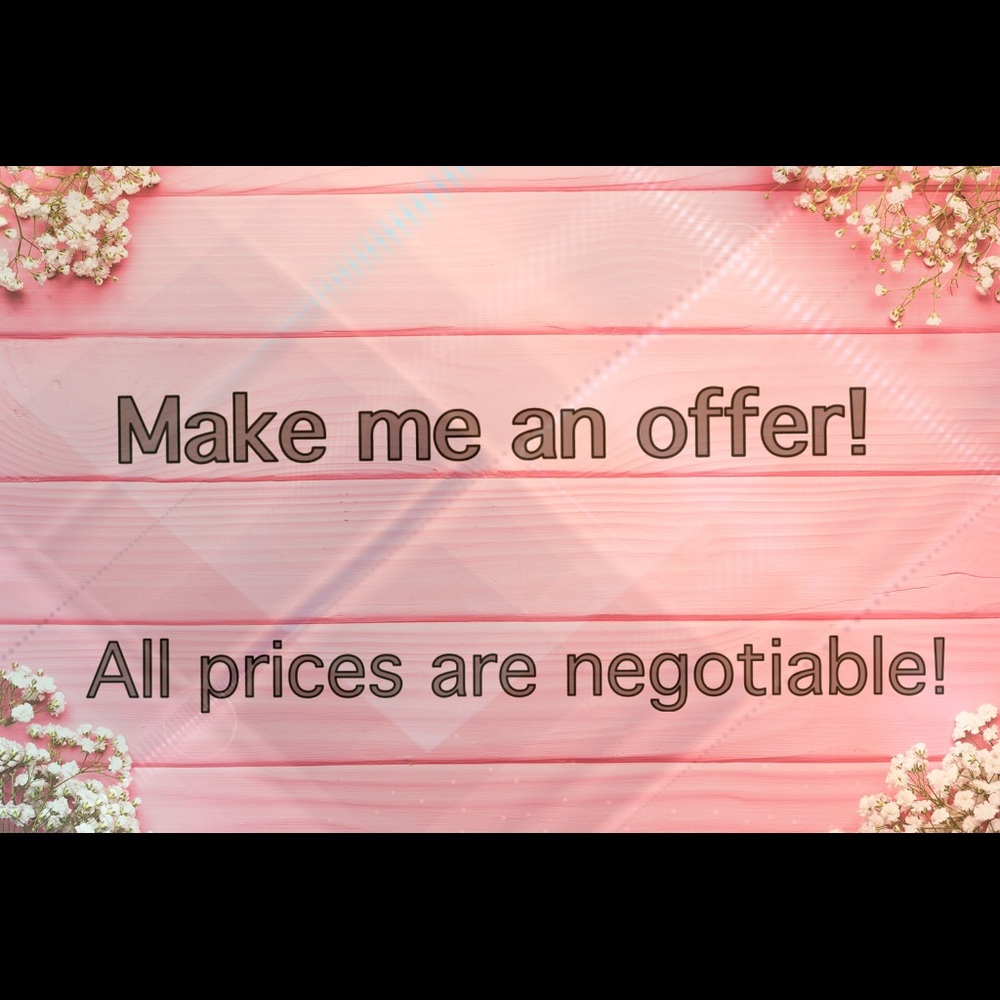 Closet clear out! All prices are negotiable!