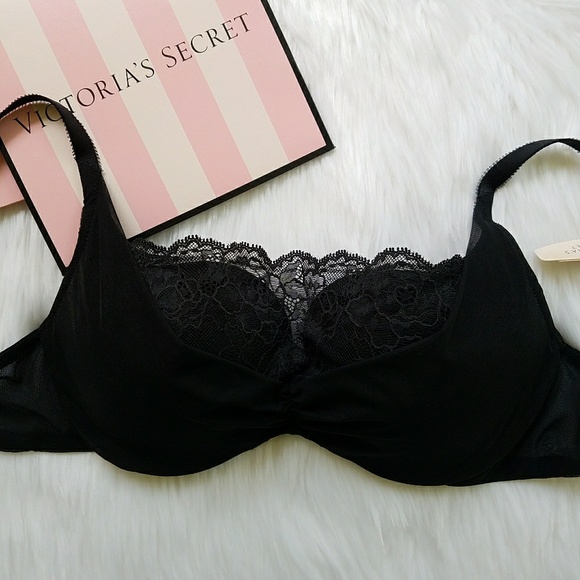Victoria's Secret Other - Victoria's Secret Push Up Bra Mesh Lace Cami Top