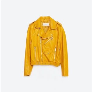 Zara basics: "Faux" Leather Jacket