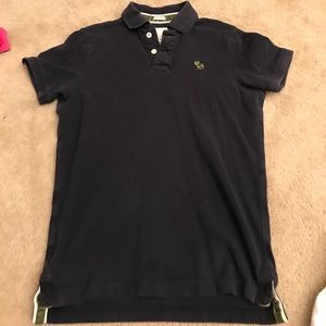 Abercrombie and Fitch polo - navy - L