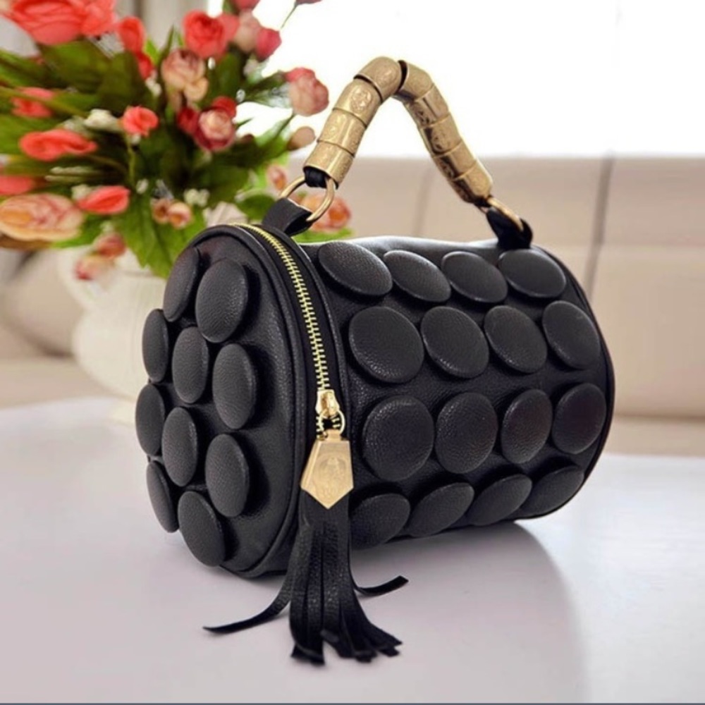 Stylish Faux Leather Shoulder Purse - Picture 1 of 6