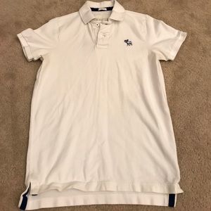 Abercrombie and Fitch polo - white - L