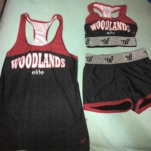 Woodlands elite cheetah practice wear set