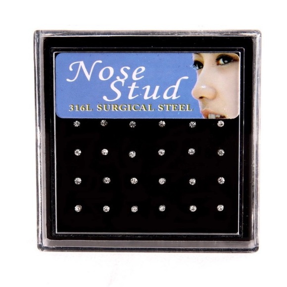 Nose Studs Set of 24 - Picture 4 of 5