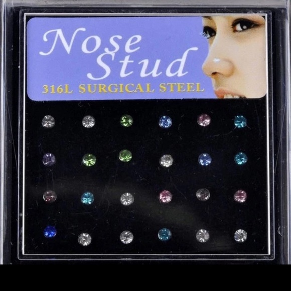 Nose Studs Set of 24 - Picture 5 of 5