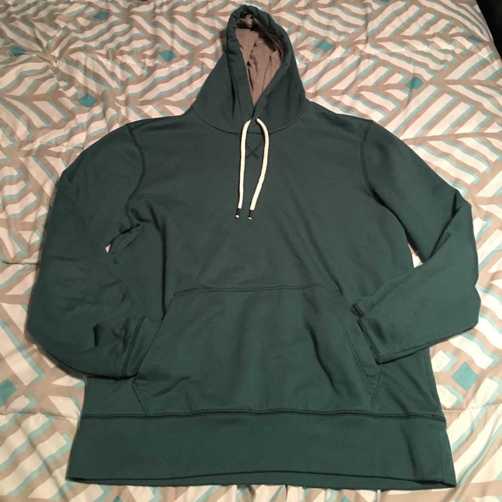 Gap Men's teal hoodie (hooded sweatshirt)