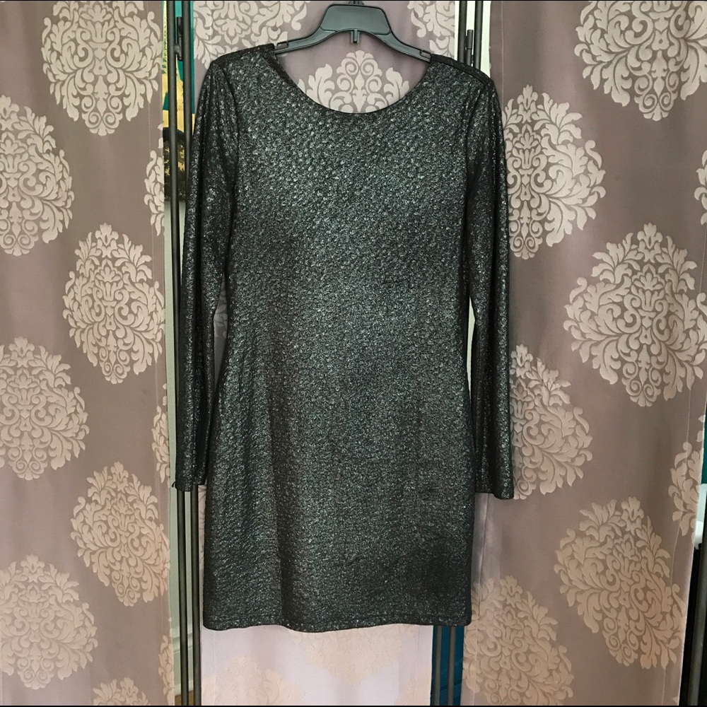 Long sleeve Shimmer Dress