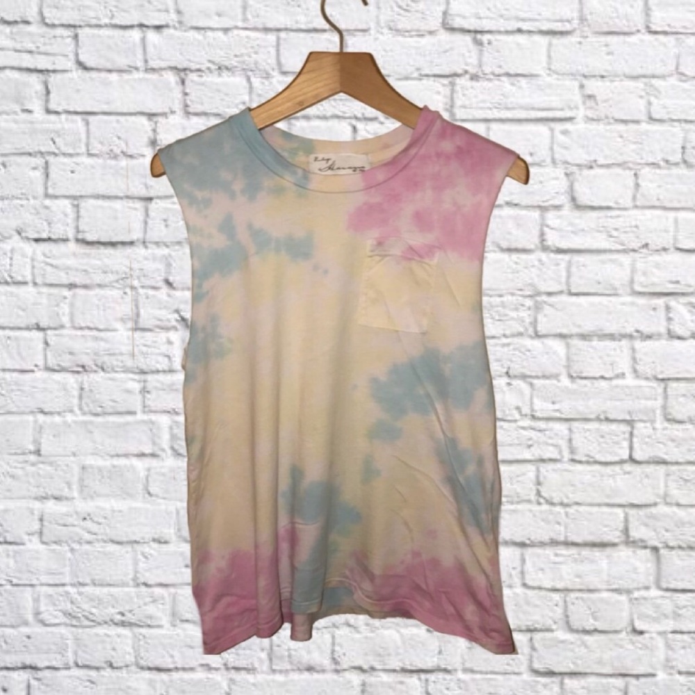 Vintage Pastel Tie-dye Tank top