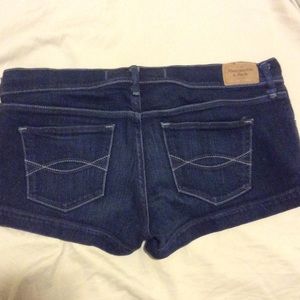 A&F denim shorts