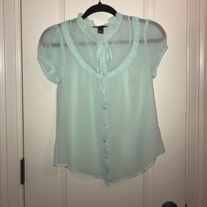 Mint Green Top
